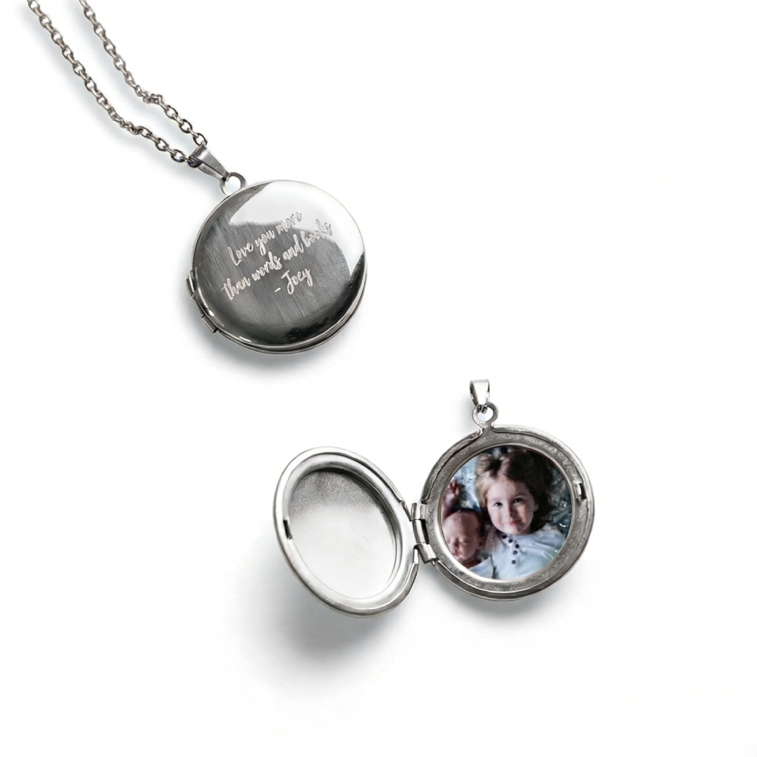 Customized Photo Round Locket Pendant