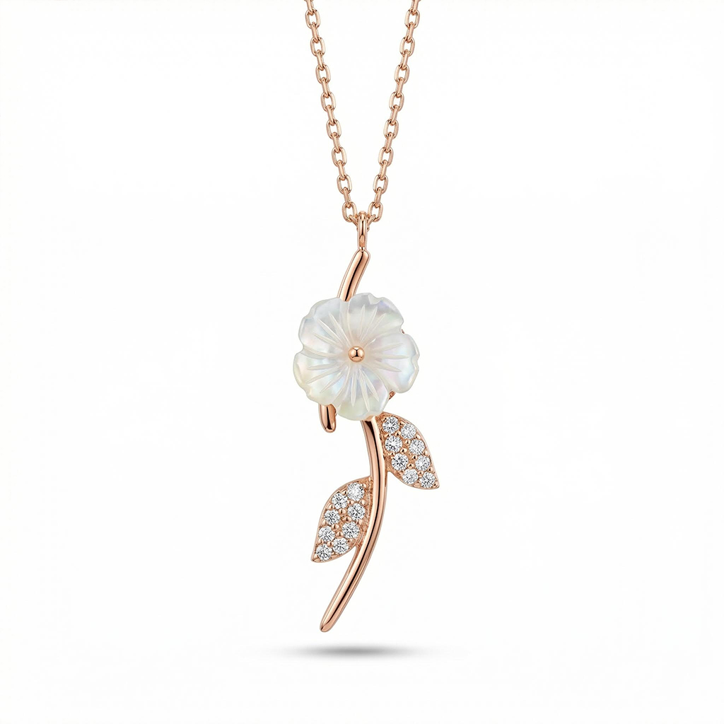Magnolia Rose Necklace