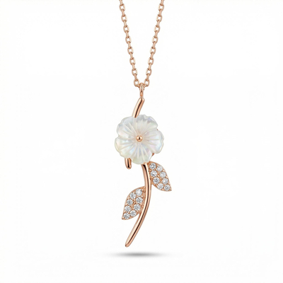 Magnolia Rose Necklace