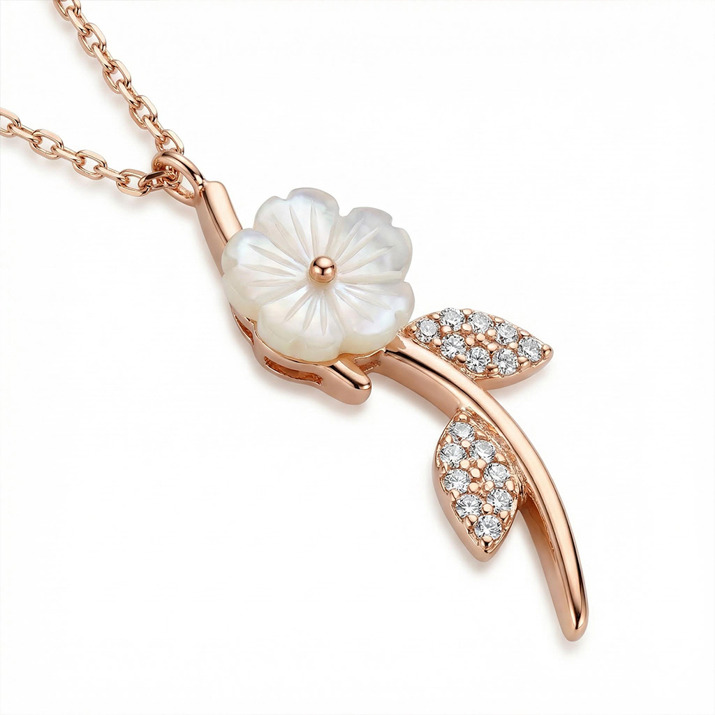 Magnolia Rose Necklace
