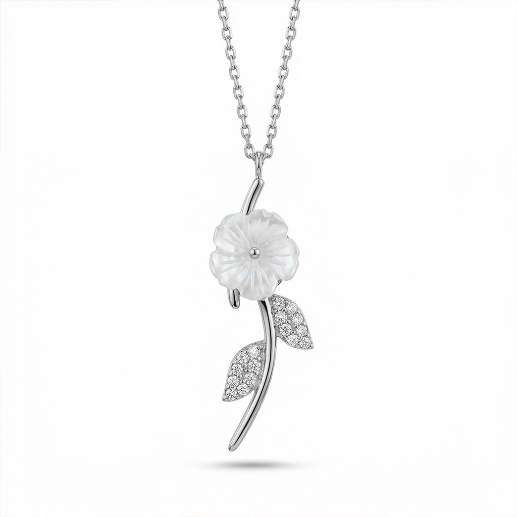 Magnolia Rose Necklace