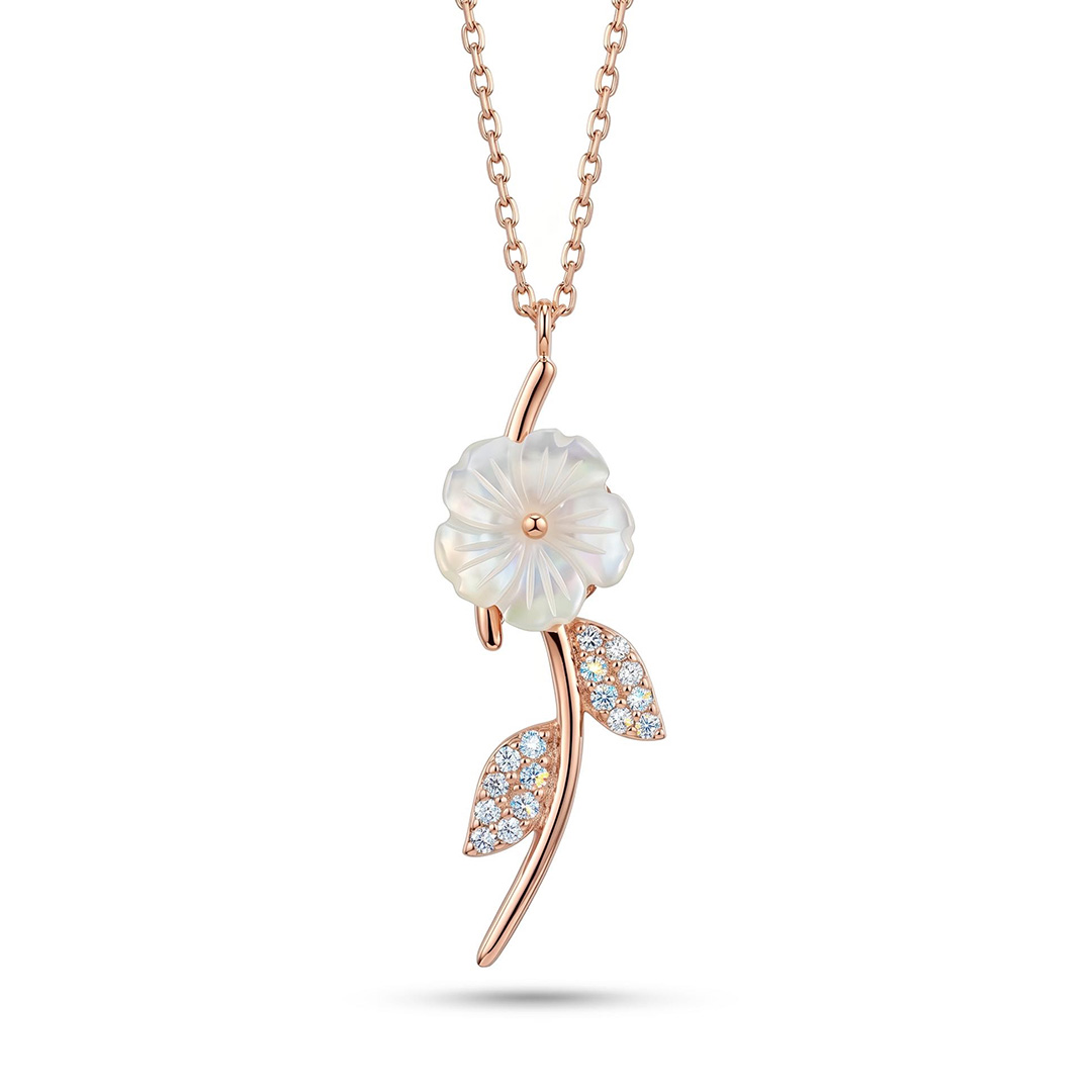 Magnolia Rose Necklace