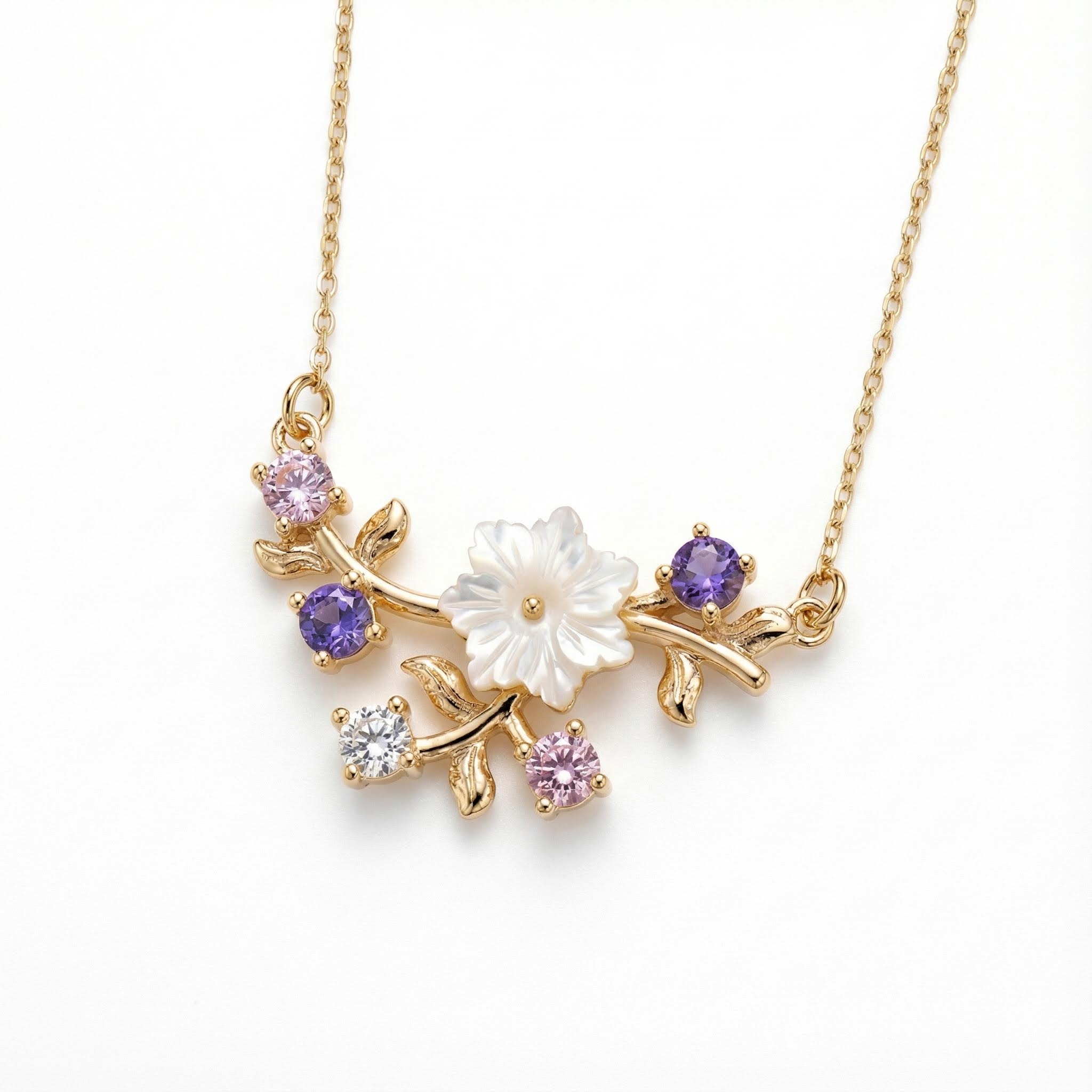 Spring Breeze Magnolia Flower Necklace Spring Breeze Magnolia Flower Necklace