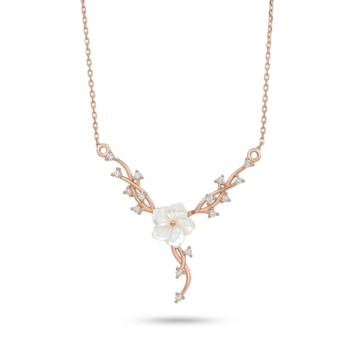 Magnolia and Ivy Love Necklace