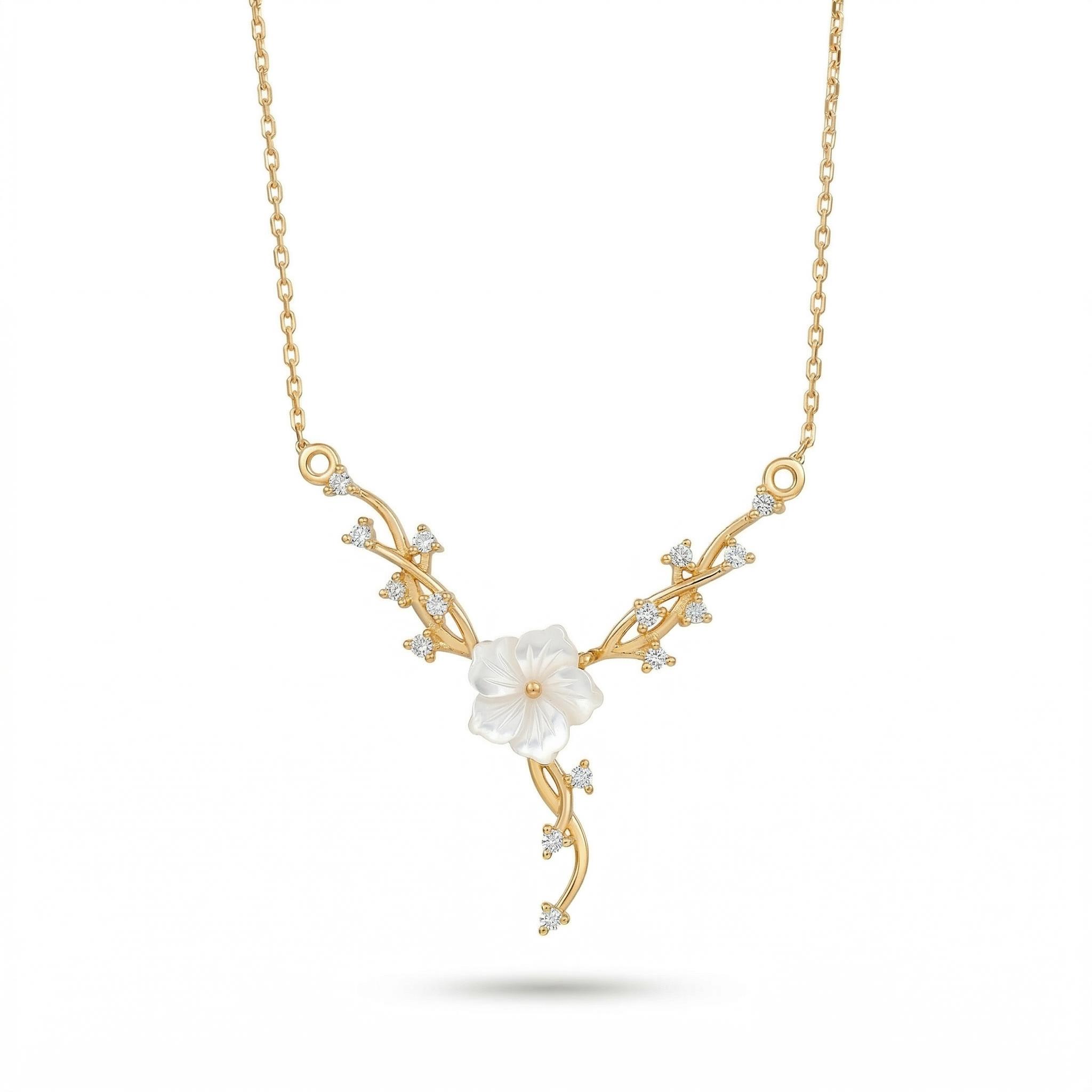 Magnolia and Ivy Love Necklace