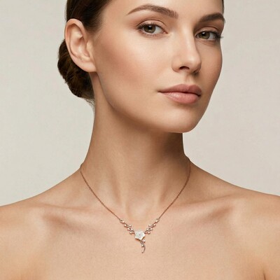 Magnolia and Ivy Love Necklace