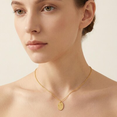 Personlized Birth Flower Necklace