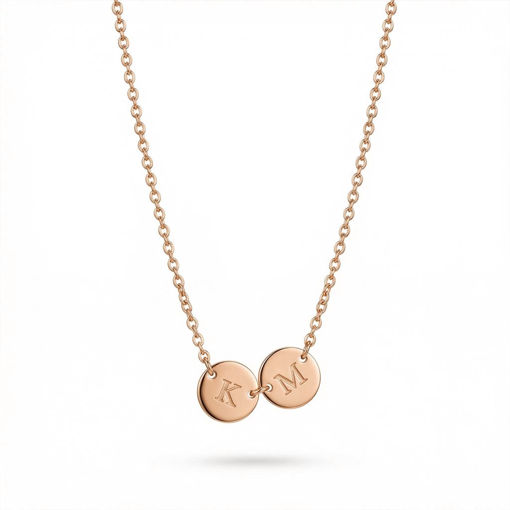 Tiny Discs Combination Necklace