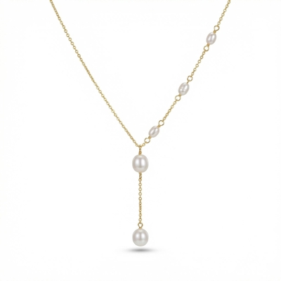 Pearl Lariat Necklace