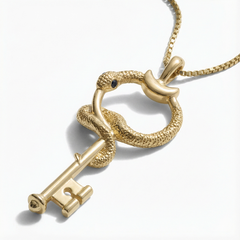 The Gate of Hades Key Necklace