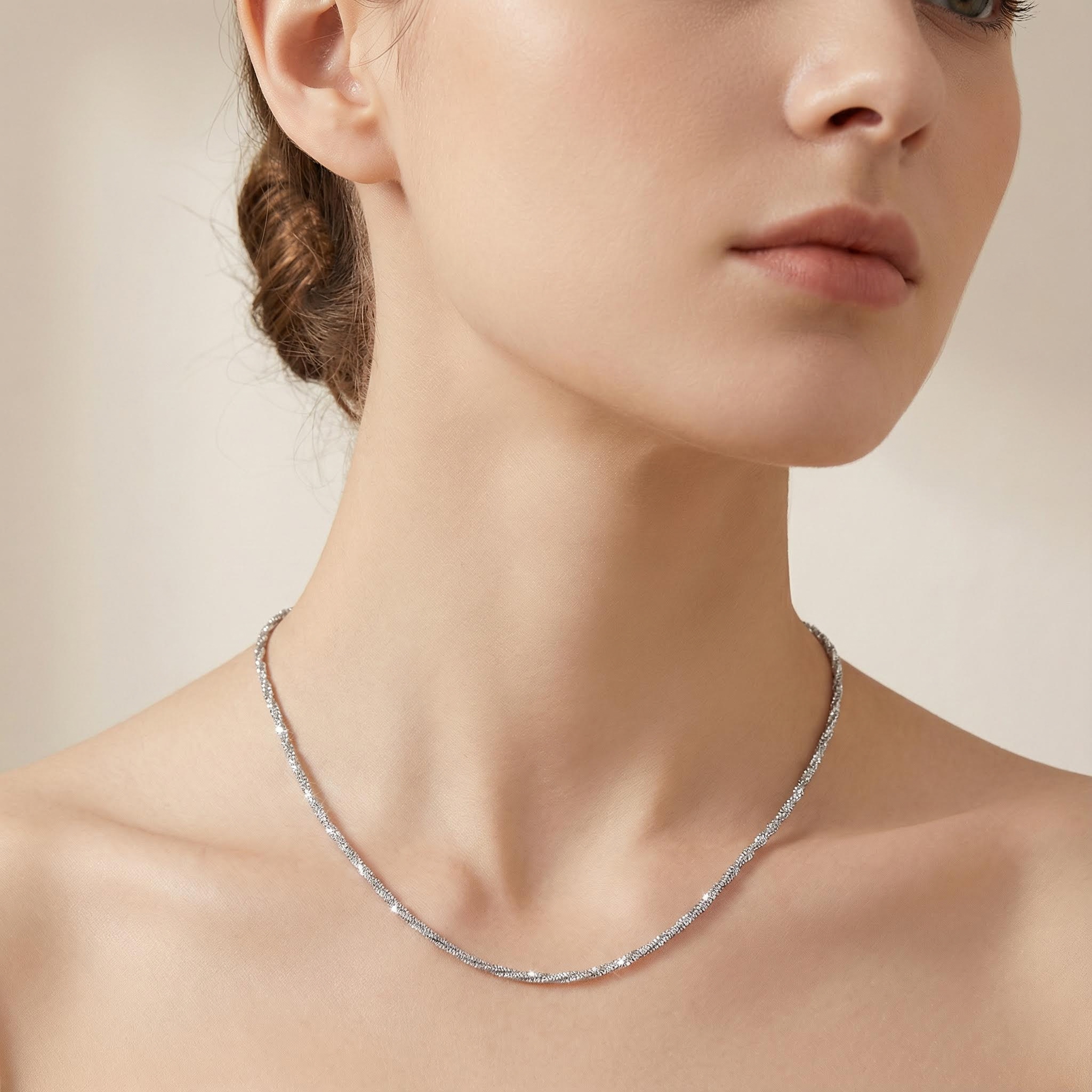 Sparkling Gypsophila Necklace Sparkling Gypsophila Necklace