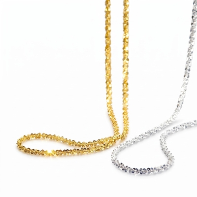 Sparkling Gypsophila Necklace