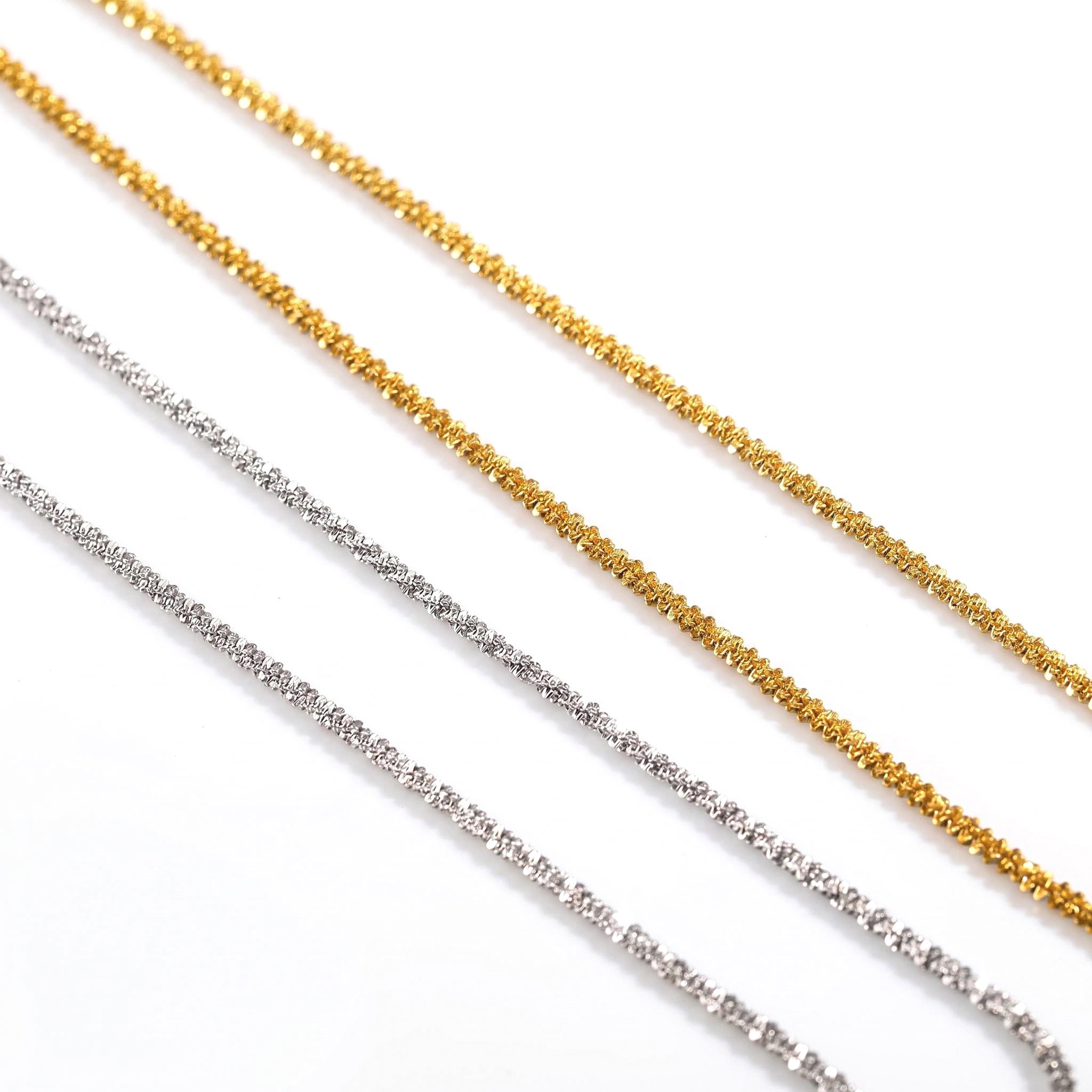 Sparkling Gypsophila Necklace