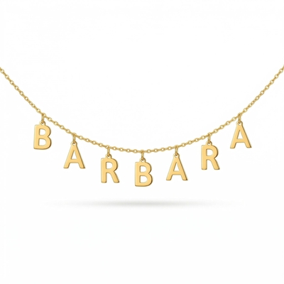 Personalized Letter Charms Necklace