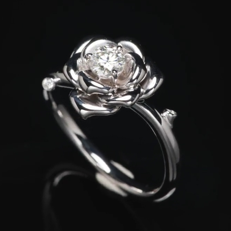 Diamond Camellia Ring Diamond Camellia Ring