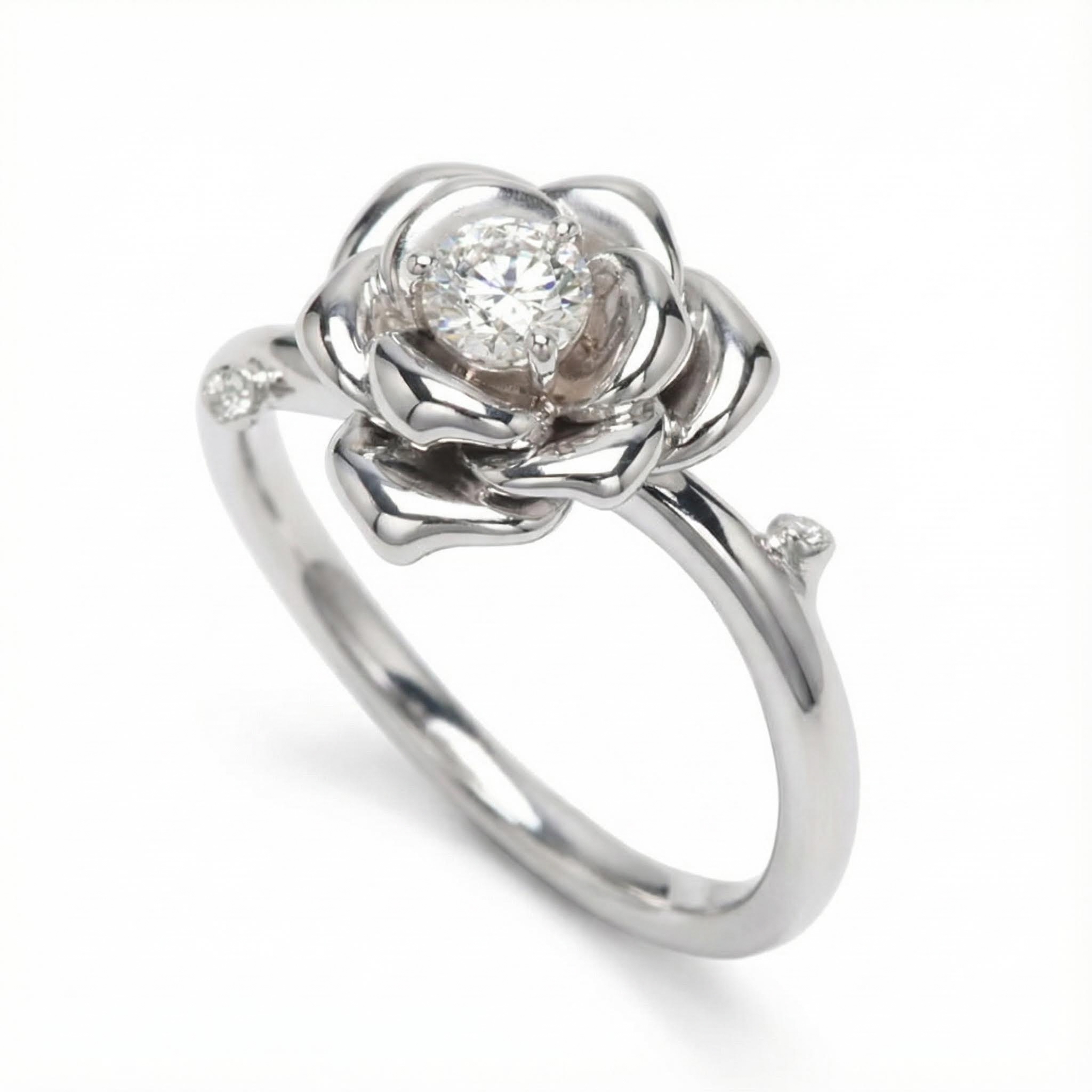 Diamond Camellia Ring Diamond Camellia Ring