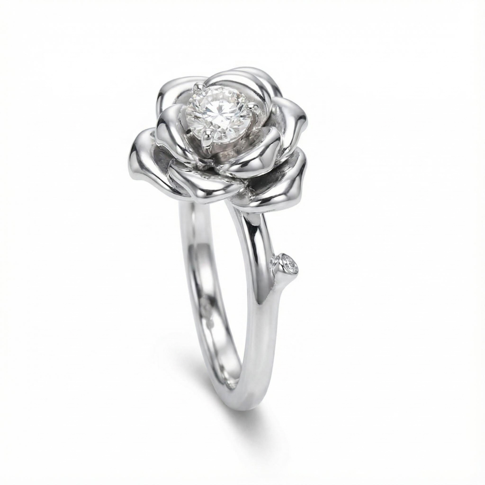 Diamond Camellia Ring Diamond Camellia Ring