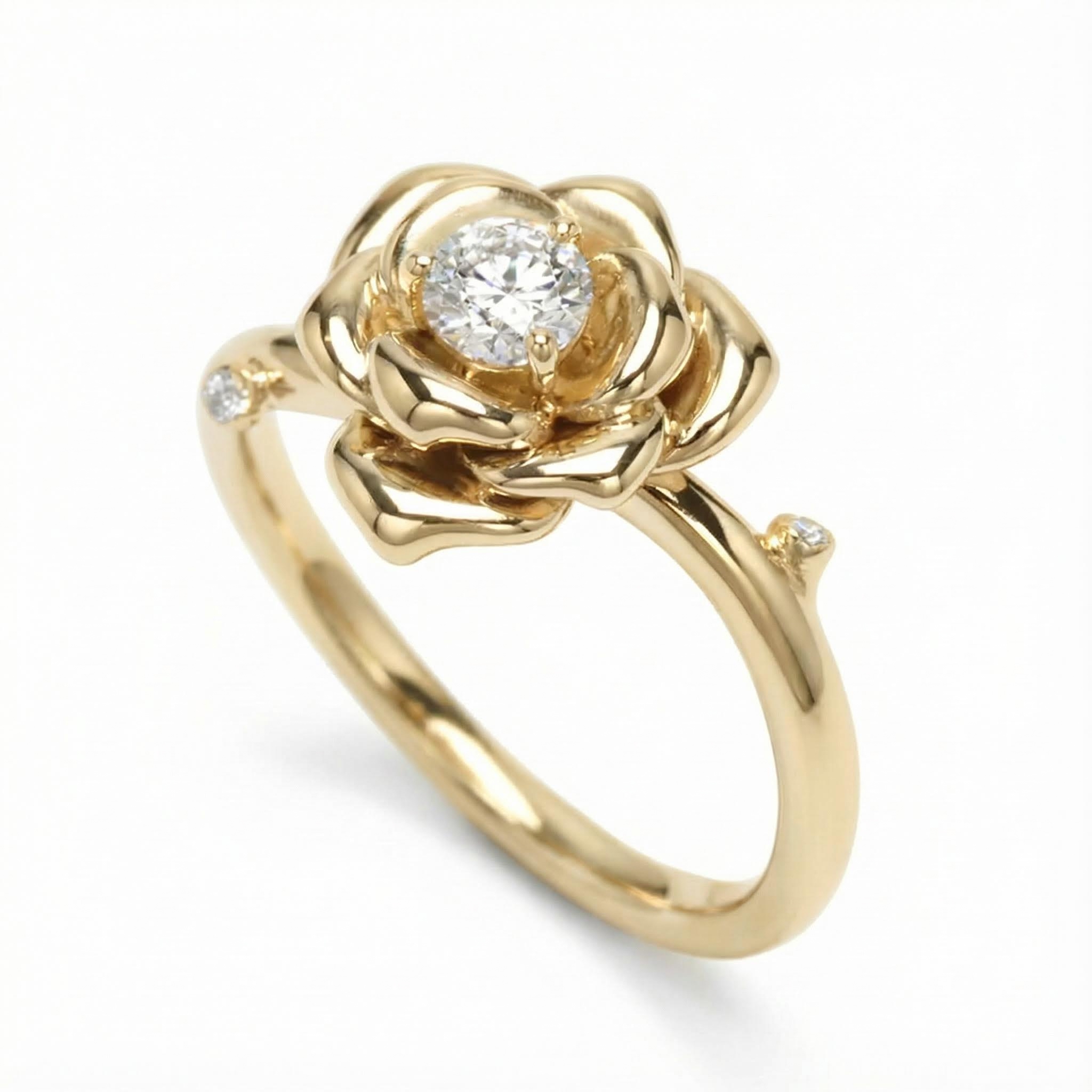 Diamond Camellia Ring Diamond Camellia Ring