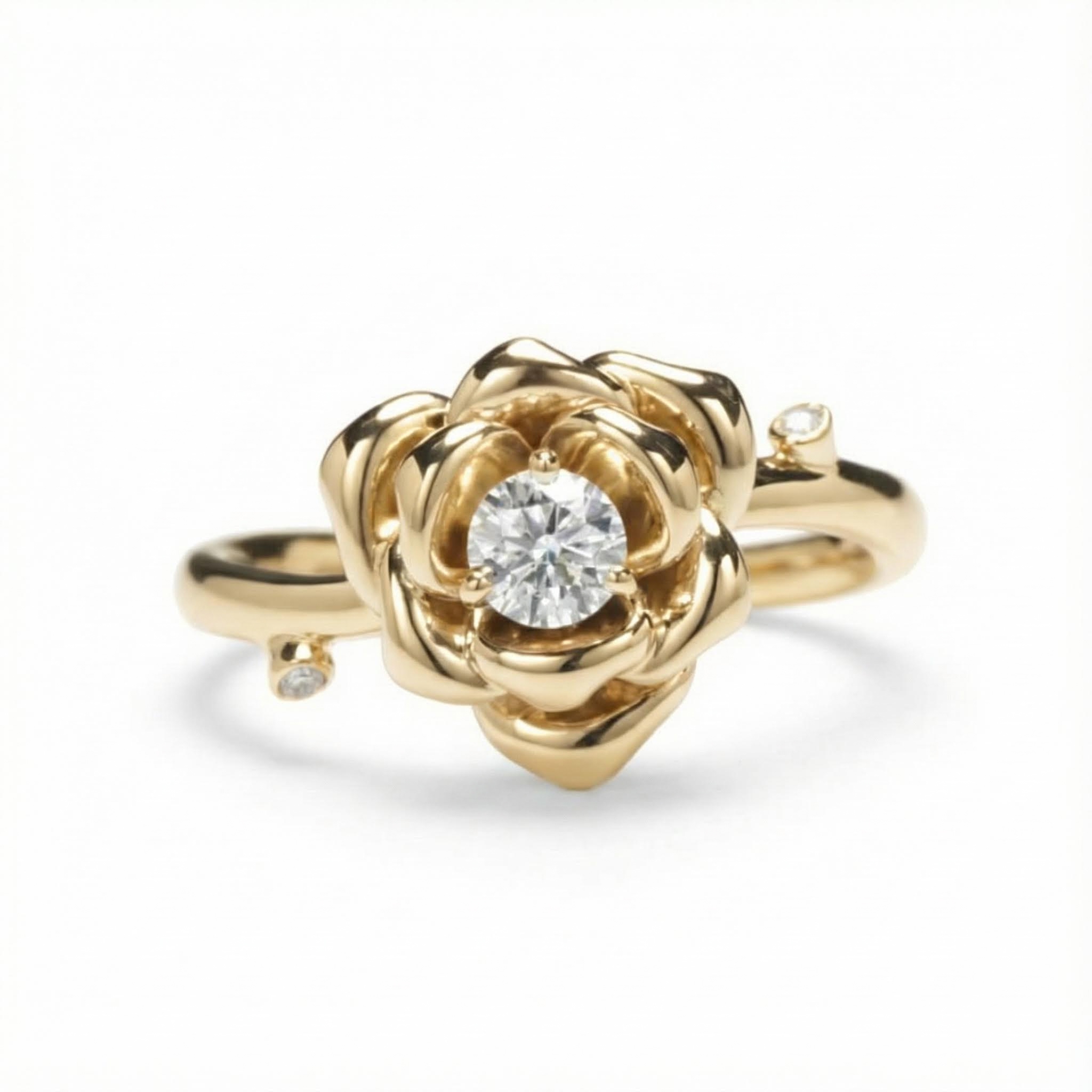 Diamond Camellia Ring Diamond Camellia Ring