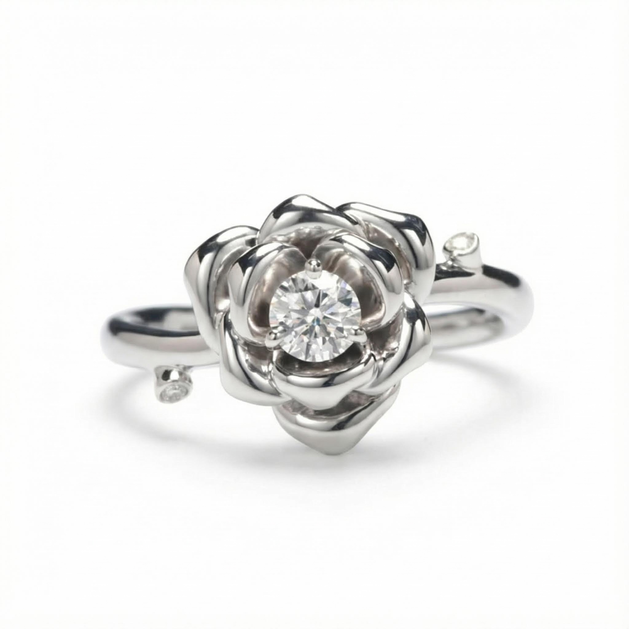 Diamond Camellia Ring Diamond Camellia Ring