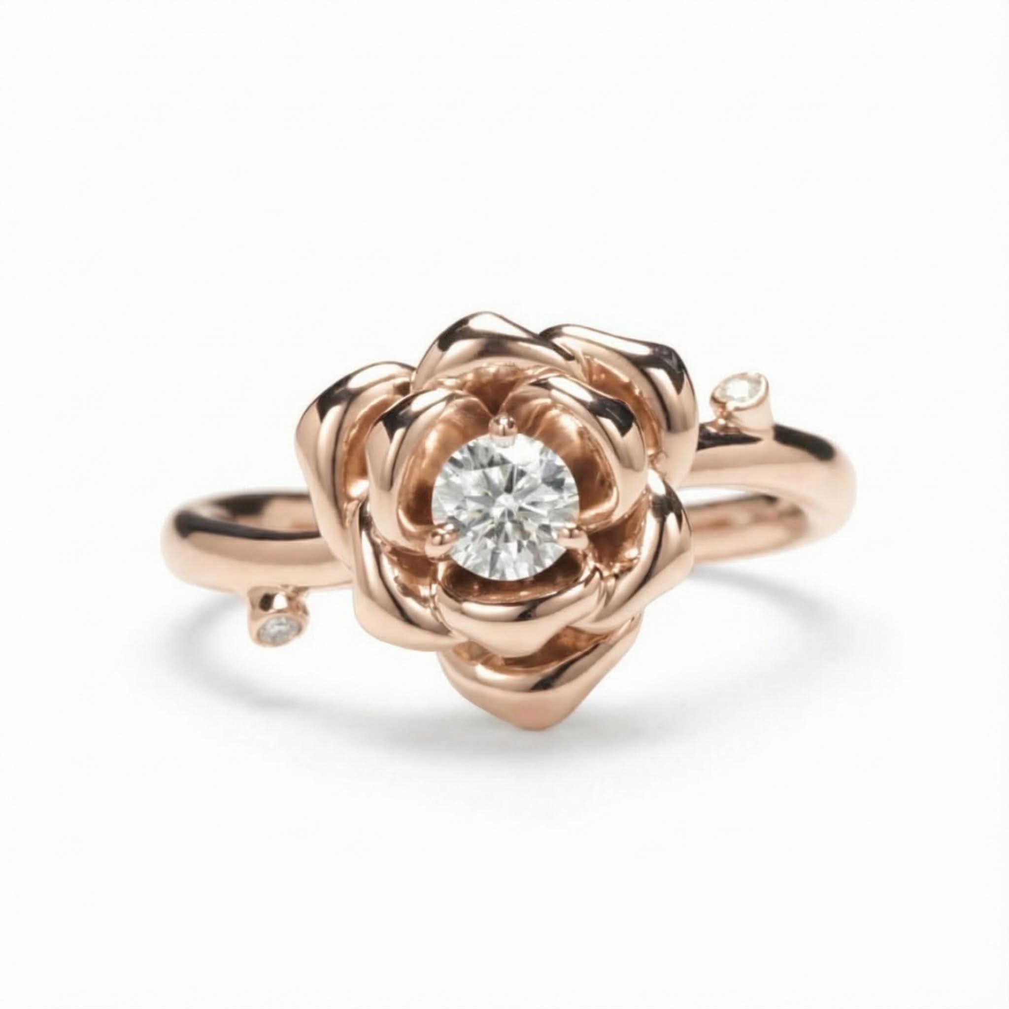Diamond Camellia Ring Diamond Camellia Ring