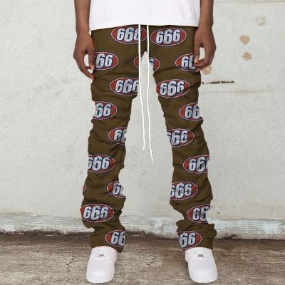 Hip Hop Graffiti Fashion Flared Pants