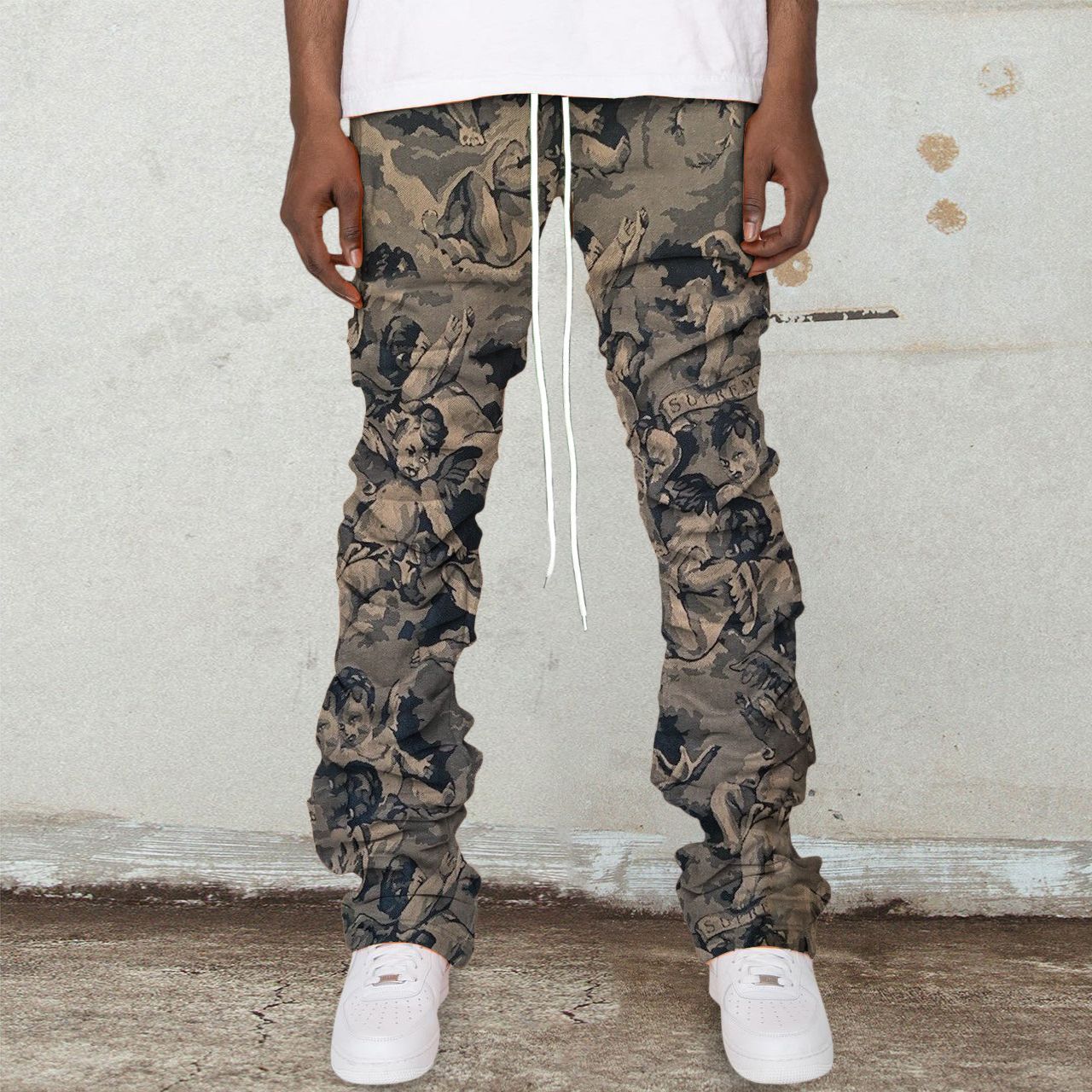 Hip Hop Graffiti Fashion Flared Pants