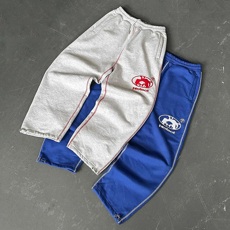 Hipster Fashion Embroidered Sweatpants