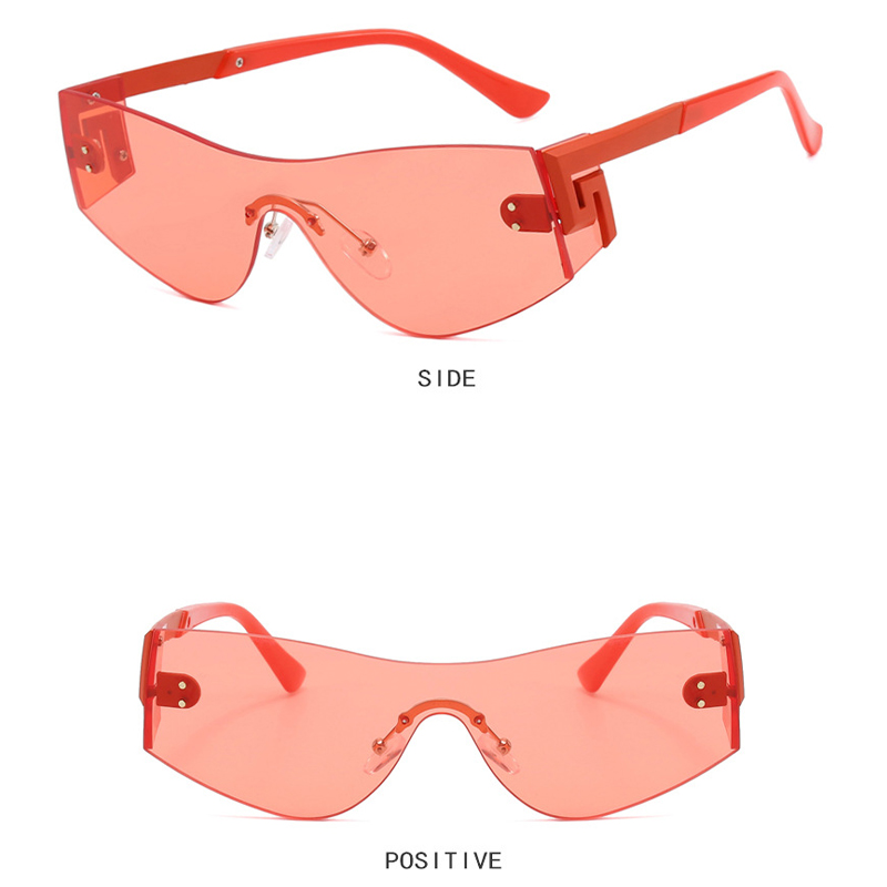 Y2K Fashion One Piece Rimless Sunglasses