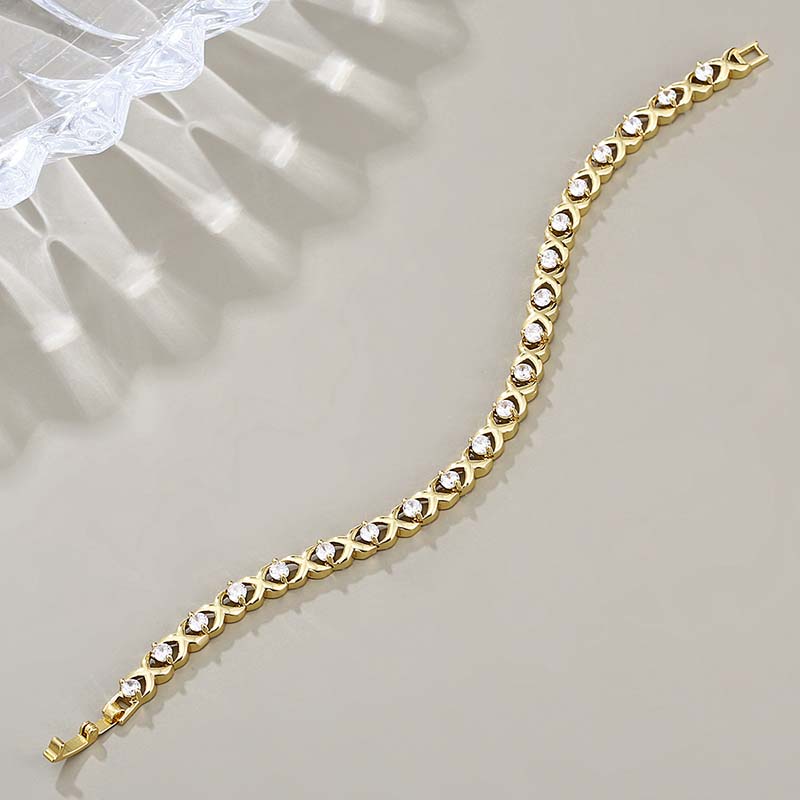 Iced Infinity Link Bracelet