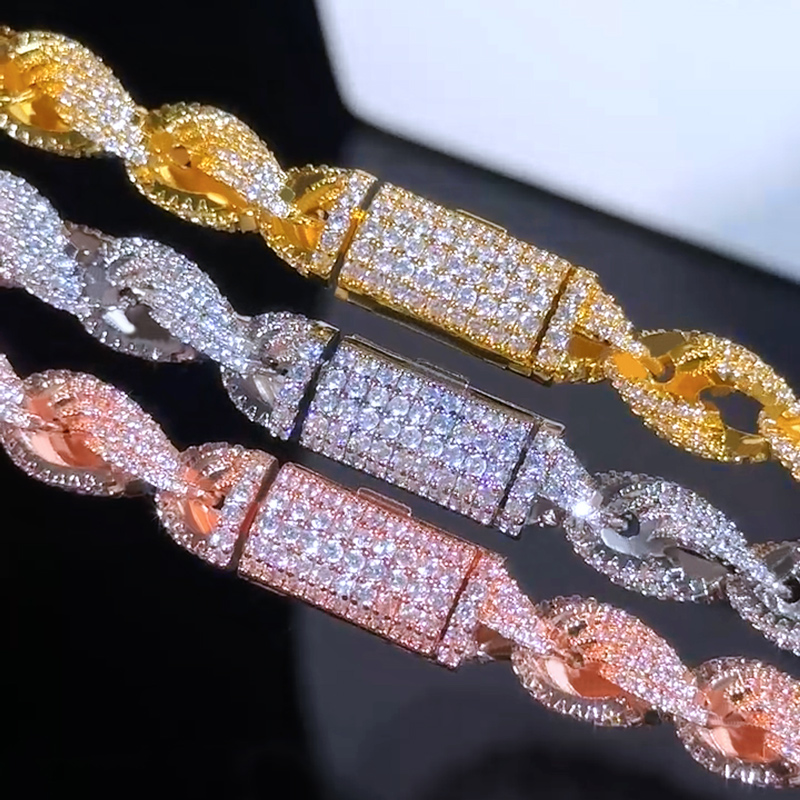 8mm Handmade Men's Rope Chain