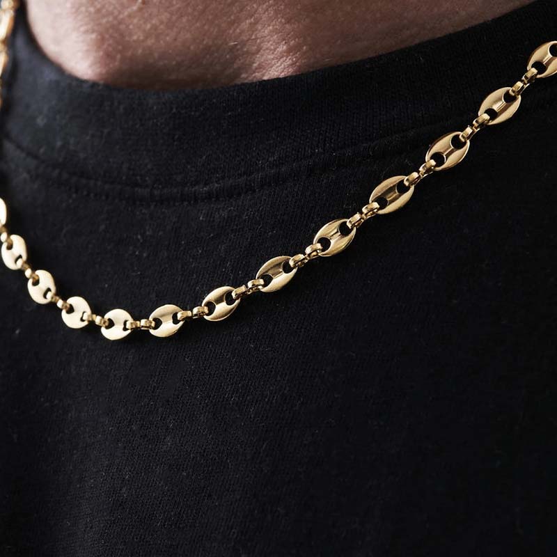 5mm/6mm/8mm/11mm Stainless Steel Coffee Bean Chain