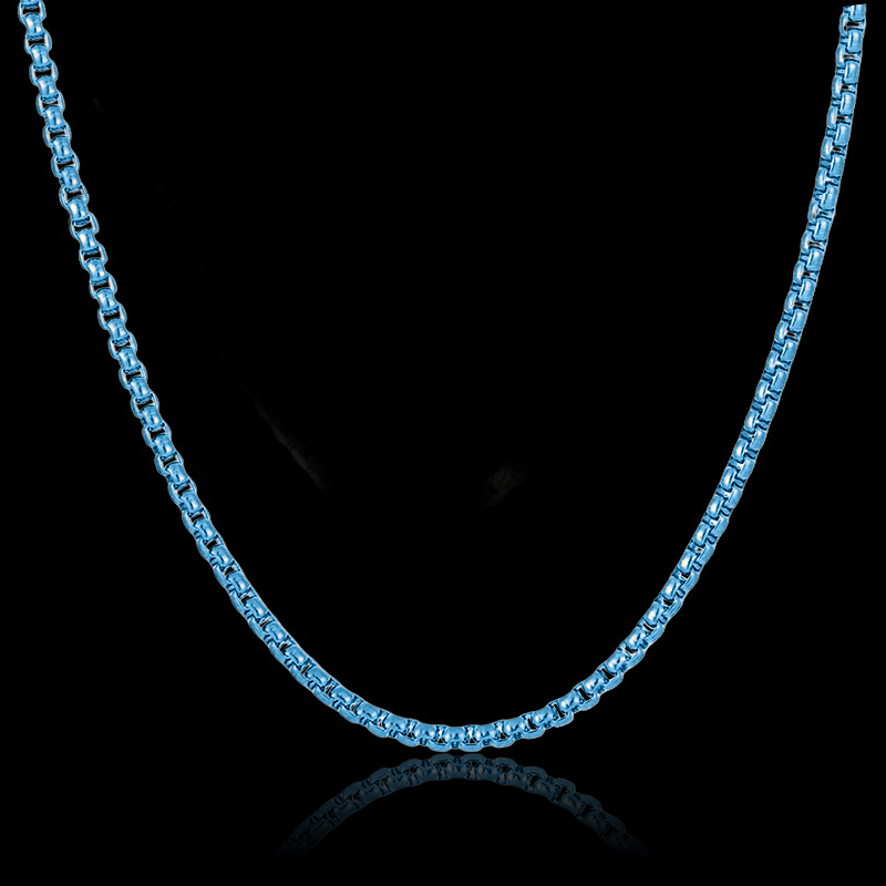 2.5mm Box Chain for Men