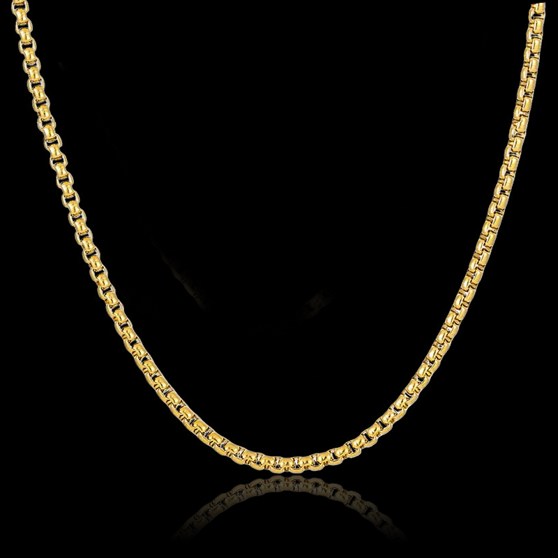 2.5mm Box Chain for Men