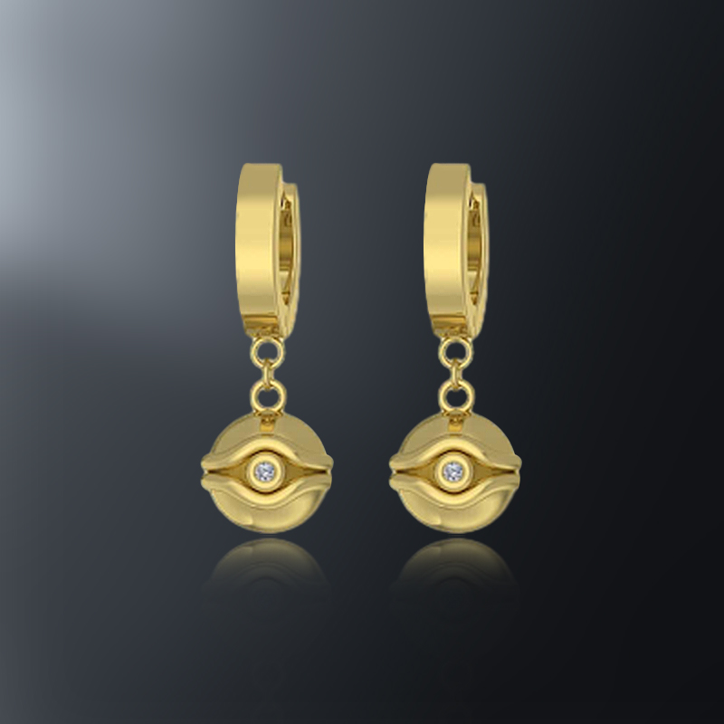 Eye of Horus Dangle Earrings