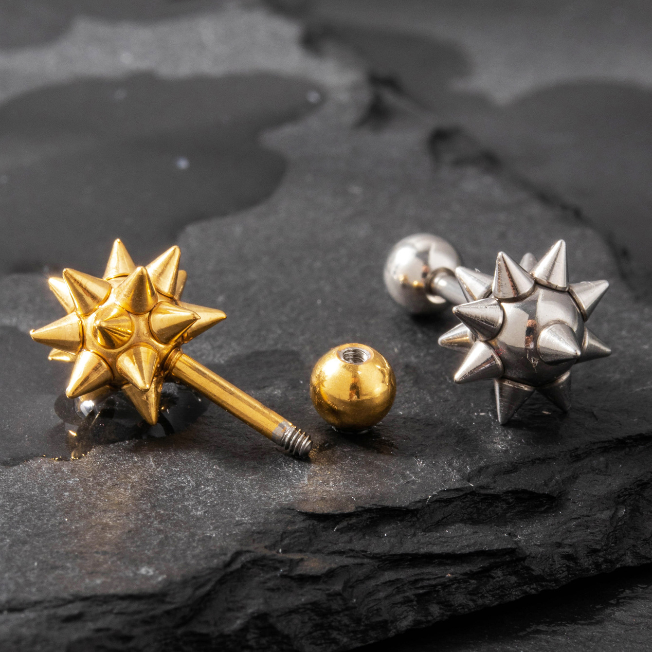 Spiked Ball Stud Earrings