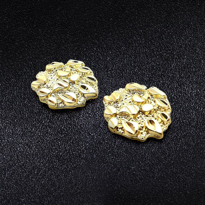 Nugget Magnetic Earring in Gold