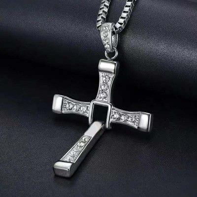 Couple Collapsible Cross Pendant