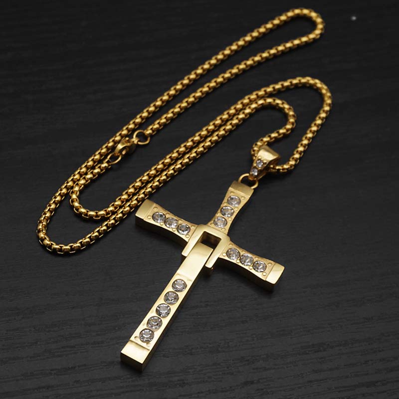 Couple Collapsible Cross Pendant