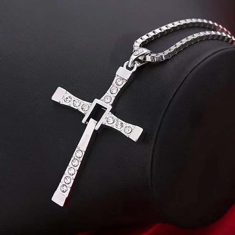 Couple Collapsible Cross Pendant