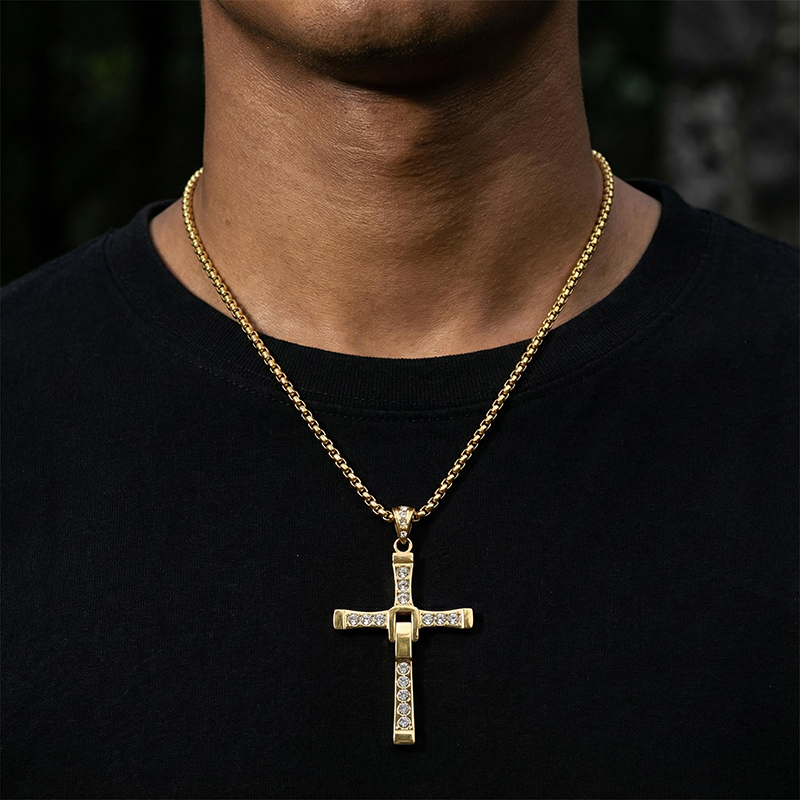 Couple Collapsible Cross Pendant Couple Collapsible Cross Pendant