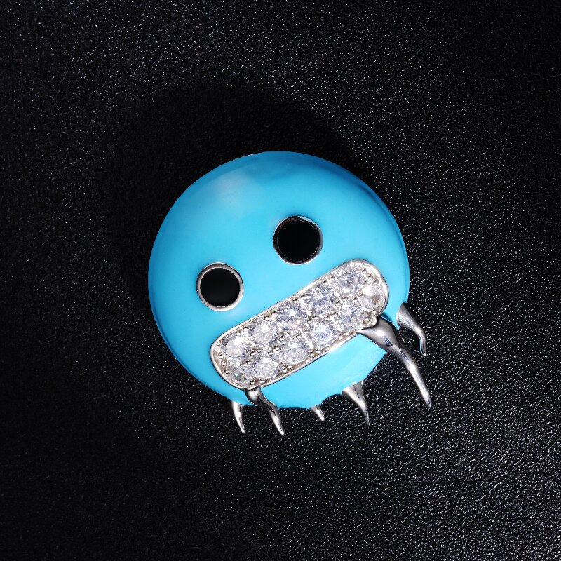 Iced Emoji Enamel Pendant