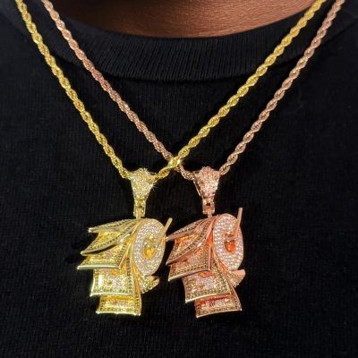 Hundred Dollar Bill Roll Pendant