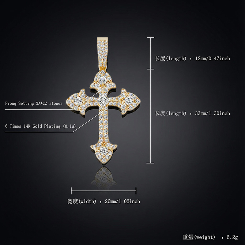 Iced Out Cross Pendant Iced Out Cross Pendant