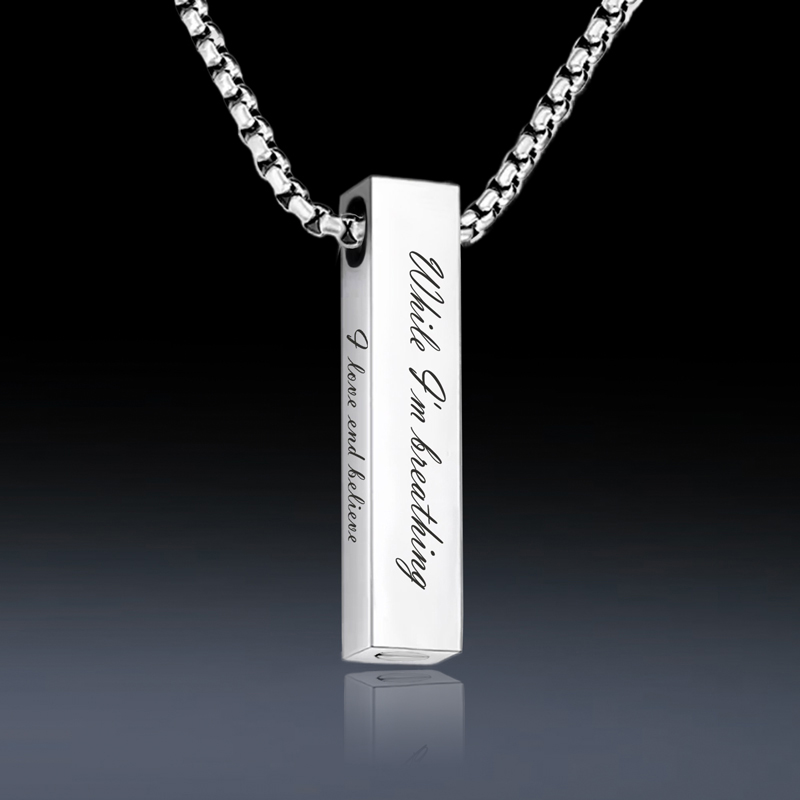 4-Sids Engraved Urn Pendant