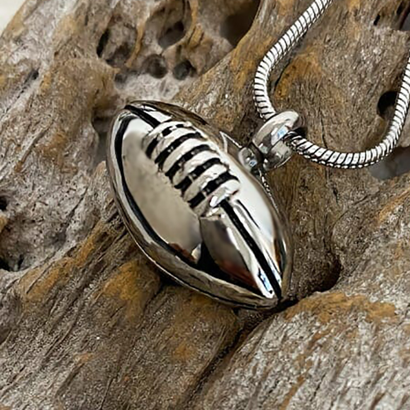 Rugby Keepsake Urn Pendant