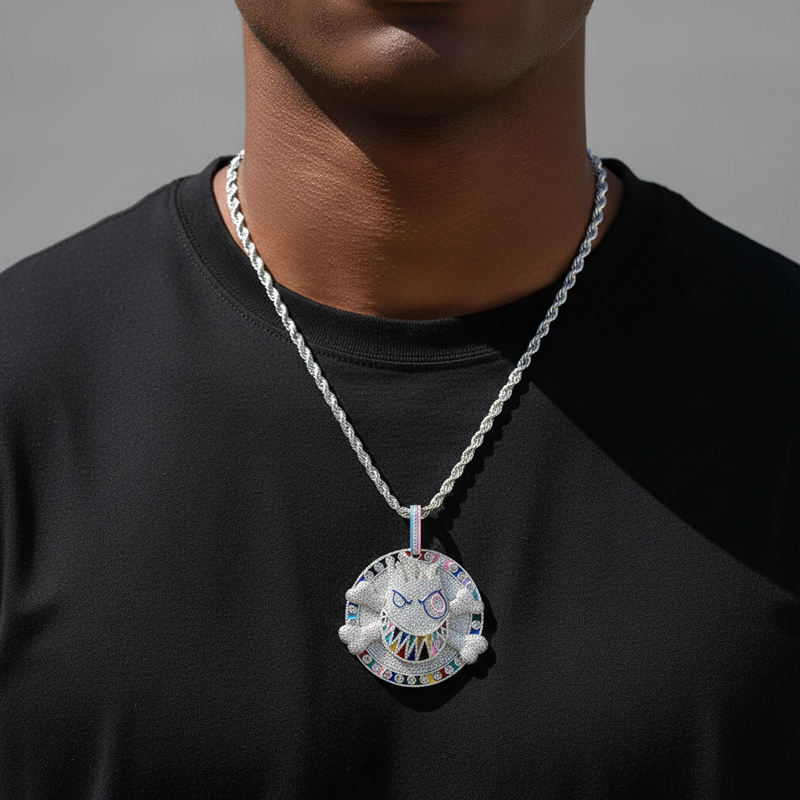 Iced Colorful Monster Pendant Iced Colorful Monster Pendant