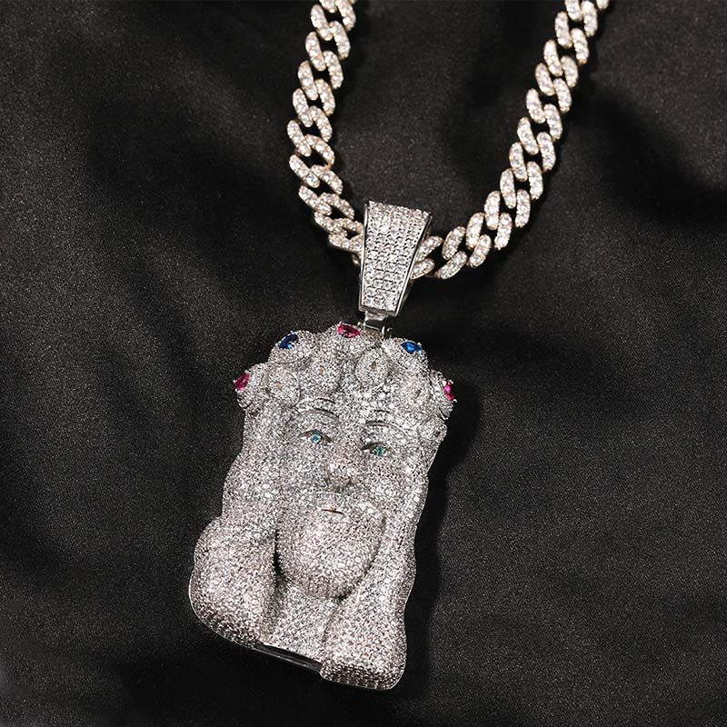 Iced Out Jesus Pendant for Men