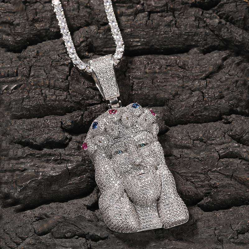 Iced Out Jesus Pendant for Men