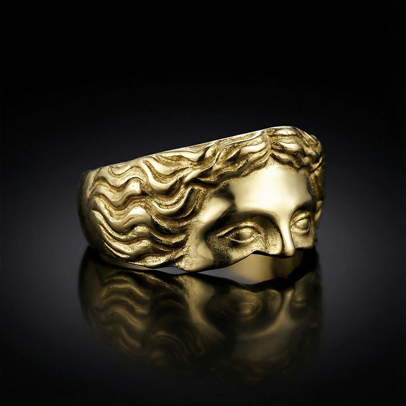 Venus Half Face Open Ring